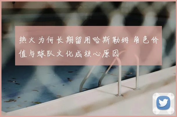 热火为何长期留用哈斯勒姆 角色价值与球队文化成核心原因